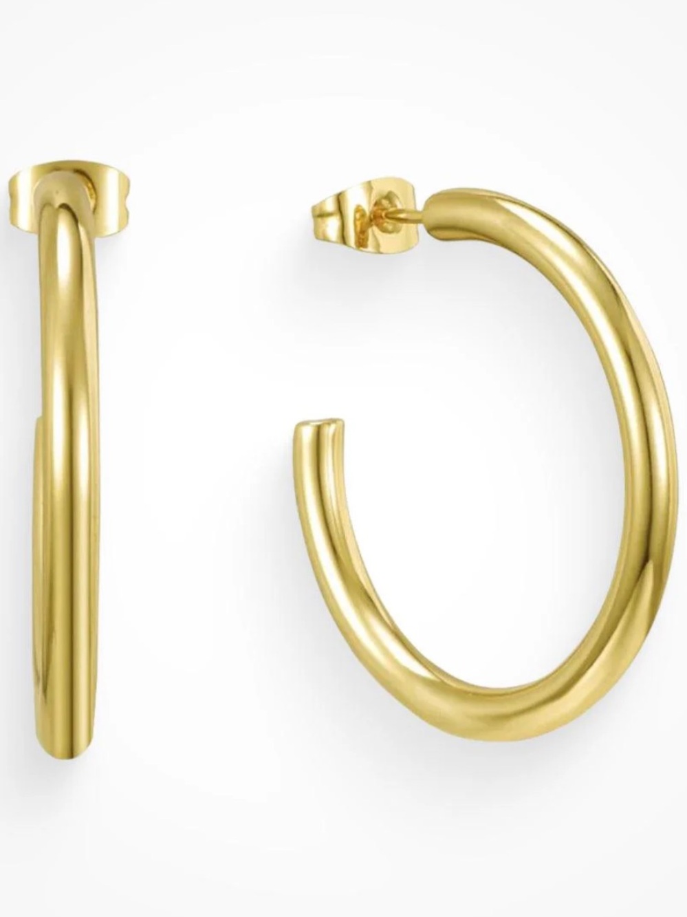 ⭐️(3/$25) EVRY JEWELS NWT Calabasas Gold Hoops